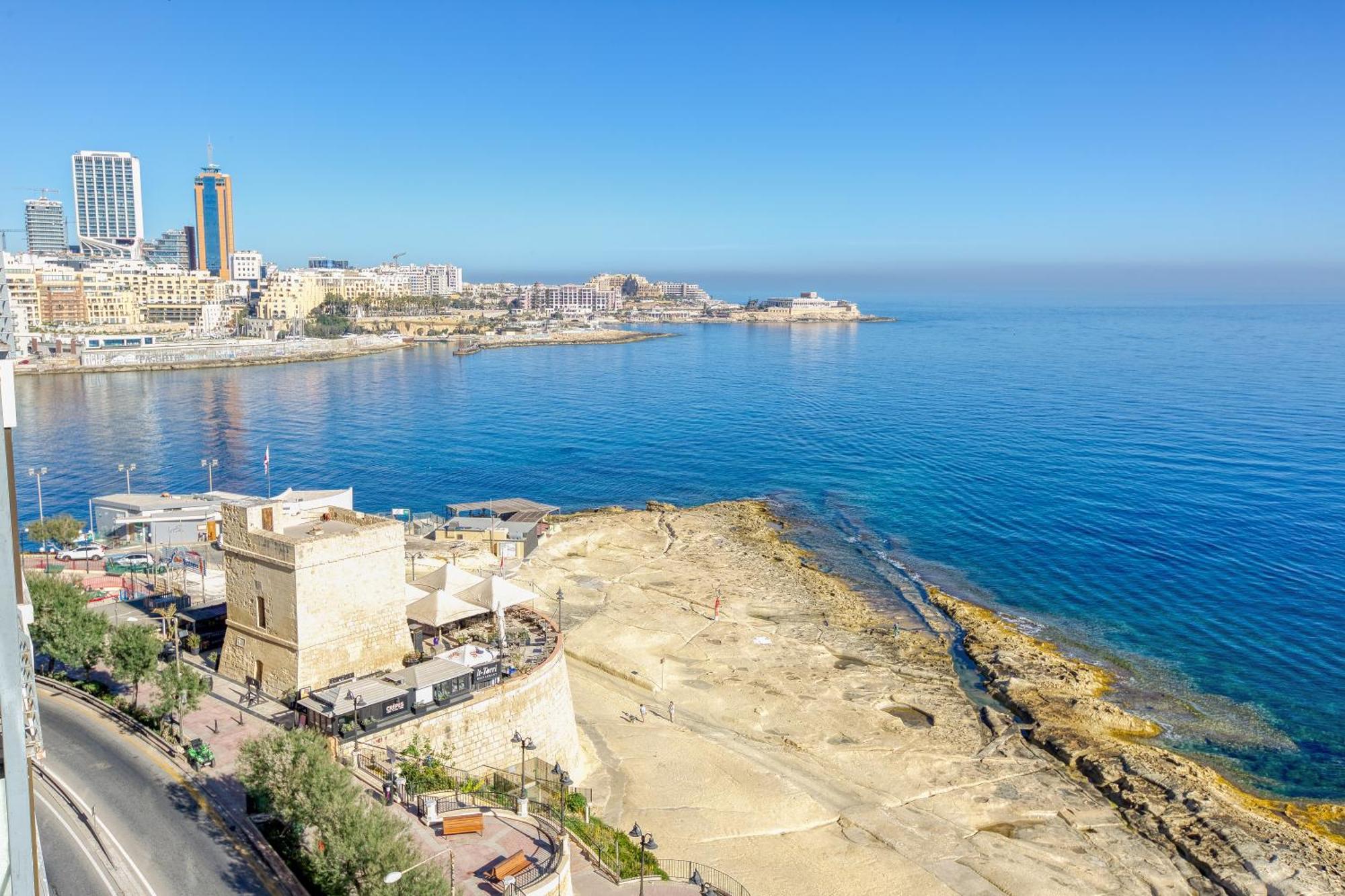 Seafront Sliema Apartment With Balcony & Sea Views By Jl Exterior foto